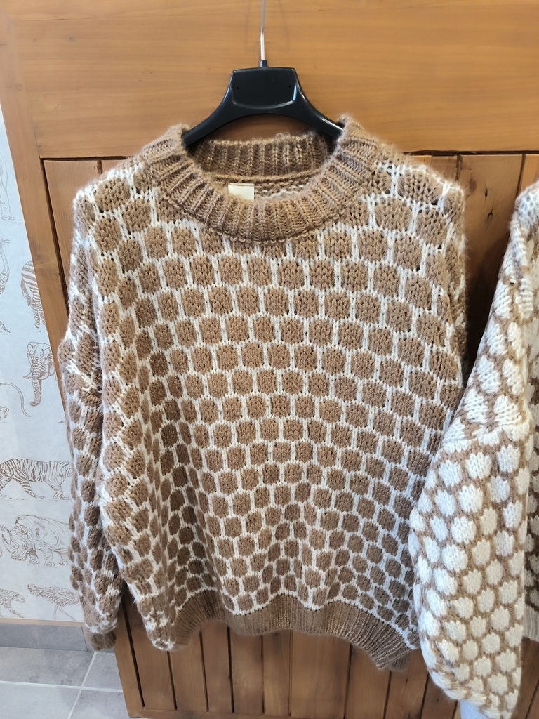 Sweat love blanc/creme