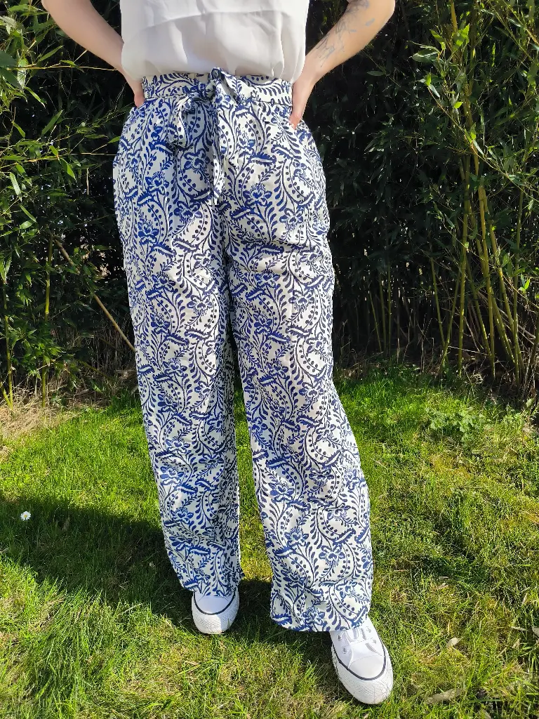 🌿 Pantalon Jungle Chic blue🌿