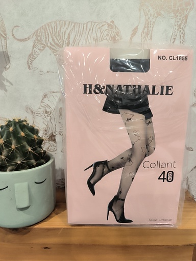 ✨ Collants transparents à motifs - 40 DEN ✨