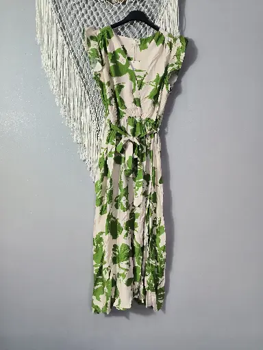 Robe longue feuillage "Green Jungle" 🌿💚